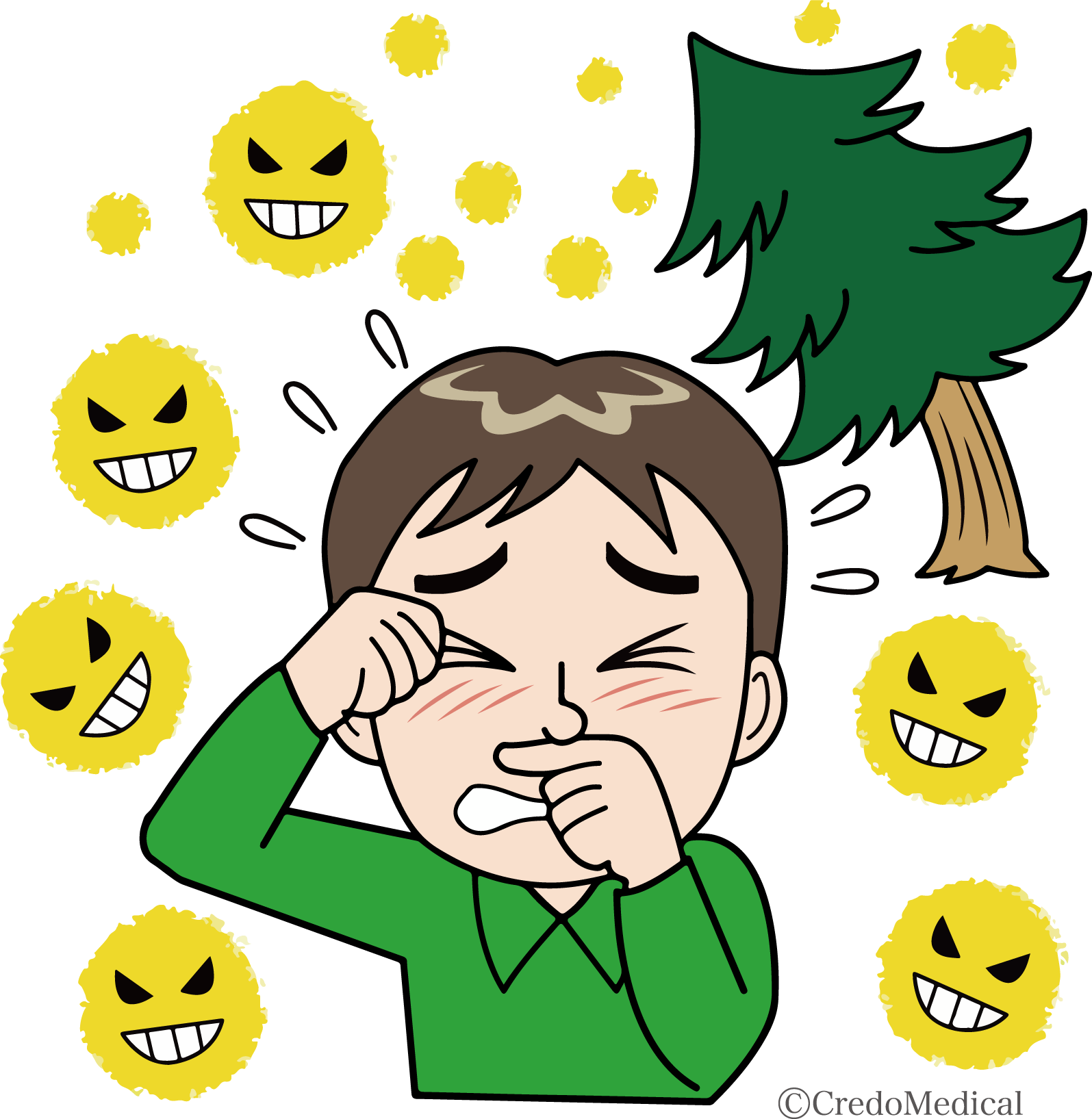 スギ花粉症の季節が始まりました 去年の1 8倍 例年の7割 どっちが本当 宮前平トレイン耳鼻咽喉科院長ブログ