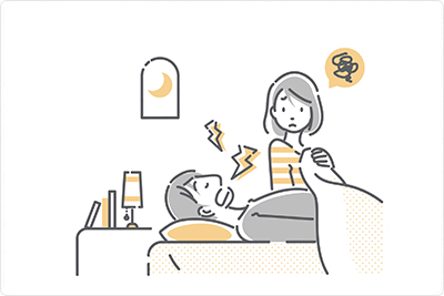 睡眠時無呼吸症候群イメージ画像